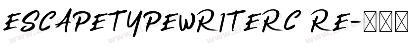 EscapeTypewriterC Re字体转换